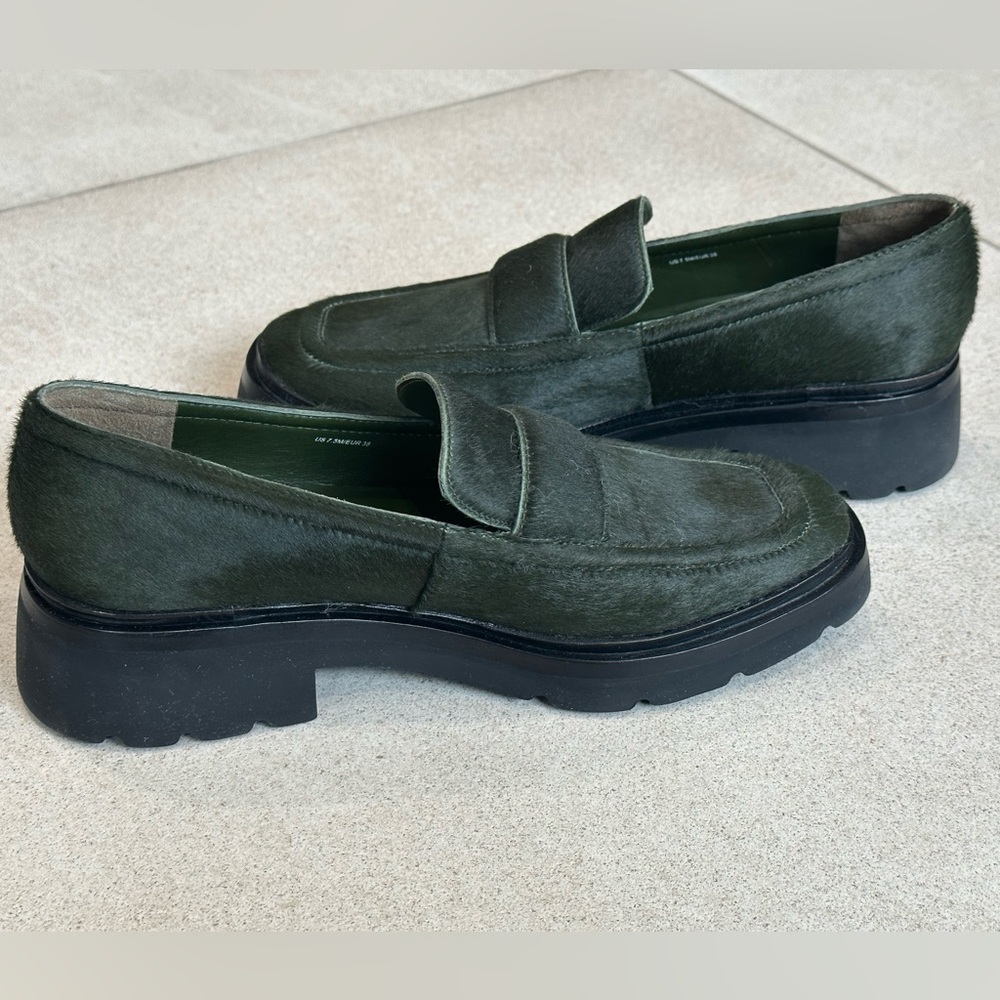 Vince Robin Pony Hair Loafer. Worn once! Size 7.5M